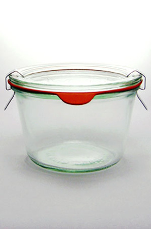  370 ml WECK-Sturzglas mit Glasdeckel  - Voraussichtlich ab 9. Kalenderwoche 2023 wieder verfügbar 