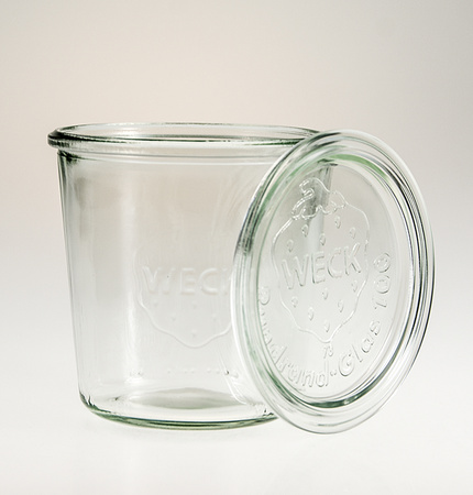 580 ml WECK-Sturzglas mit Glasdeckel