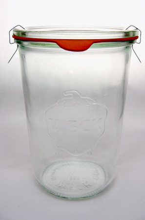  850 ml WECK-Sturzglas mit Glasdeckel